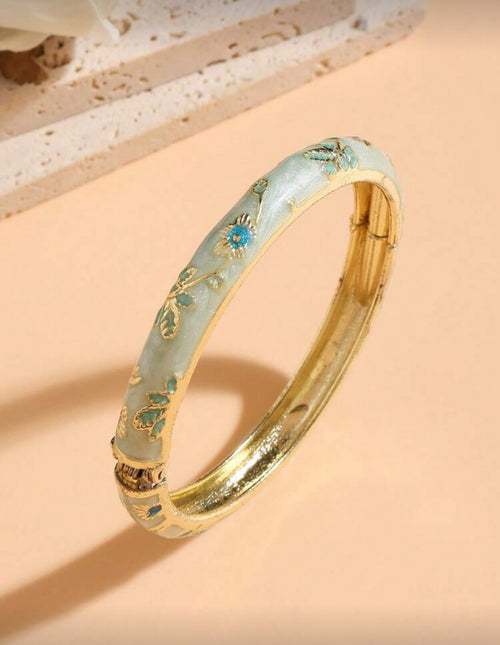 Colored Gold Bangles