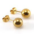 Gold Ball Earrings