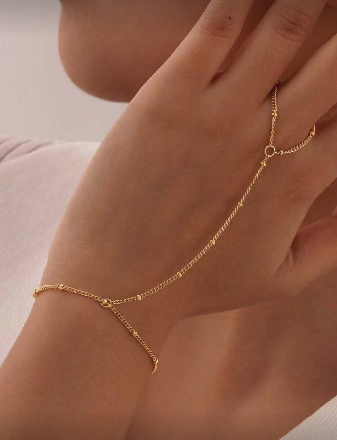 Gold Hand Chain