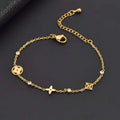Dainty LV Inspired Bracelet