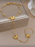 Butterfly Hand Chain - Gold