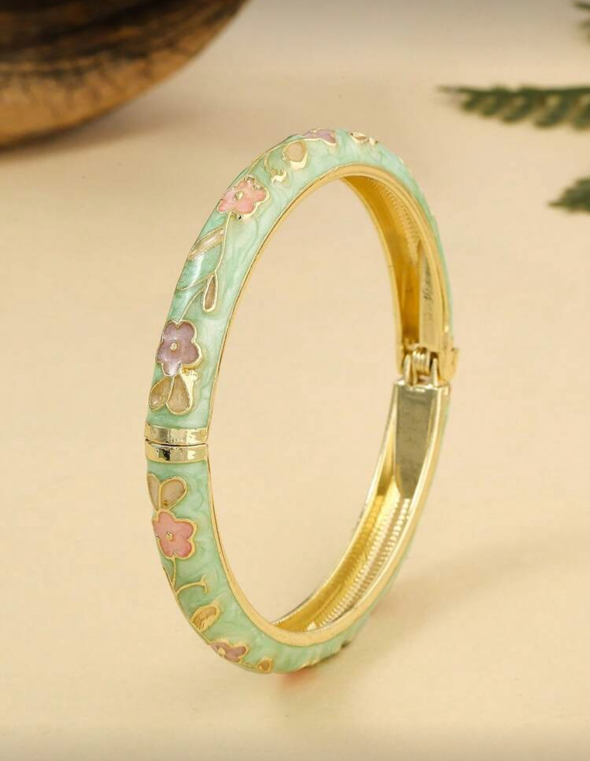 Colored Gold Bangles
