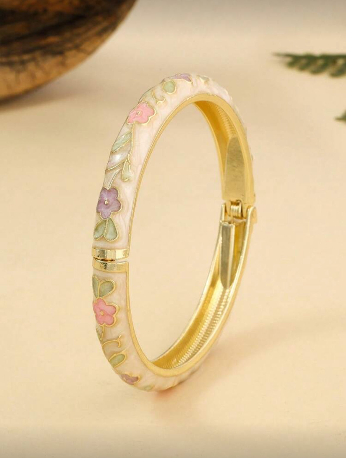 Colored Gold Bangles