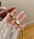White pearl watch