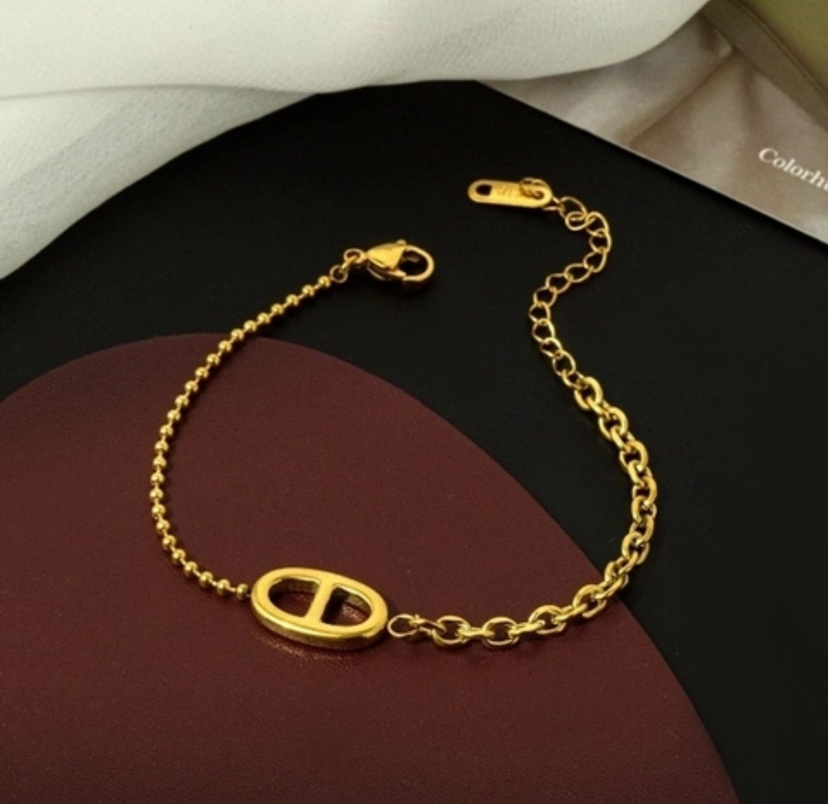 CD Inspired Bracelet