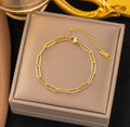 Paperclip Chain Bracelet