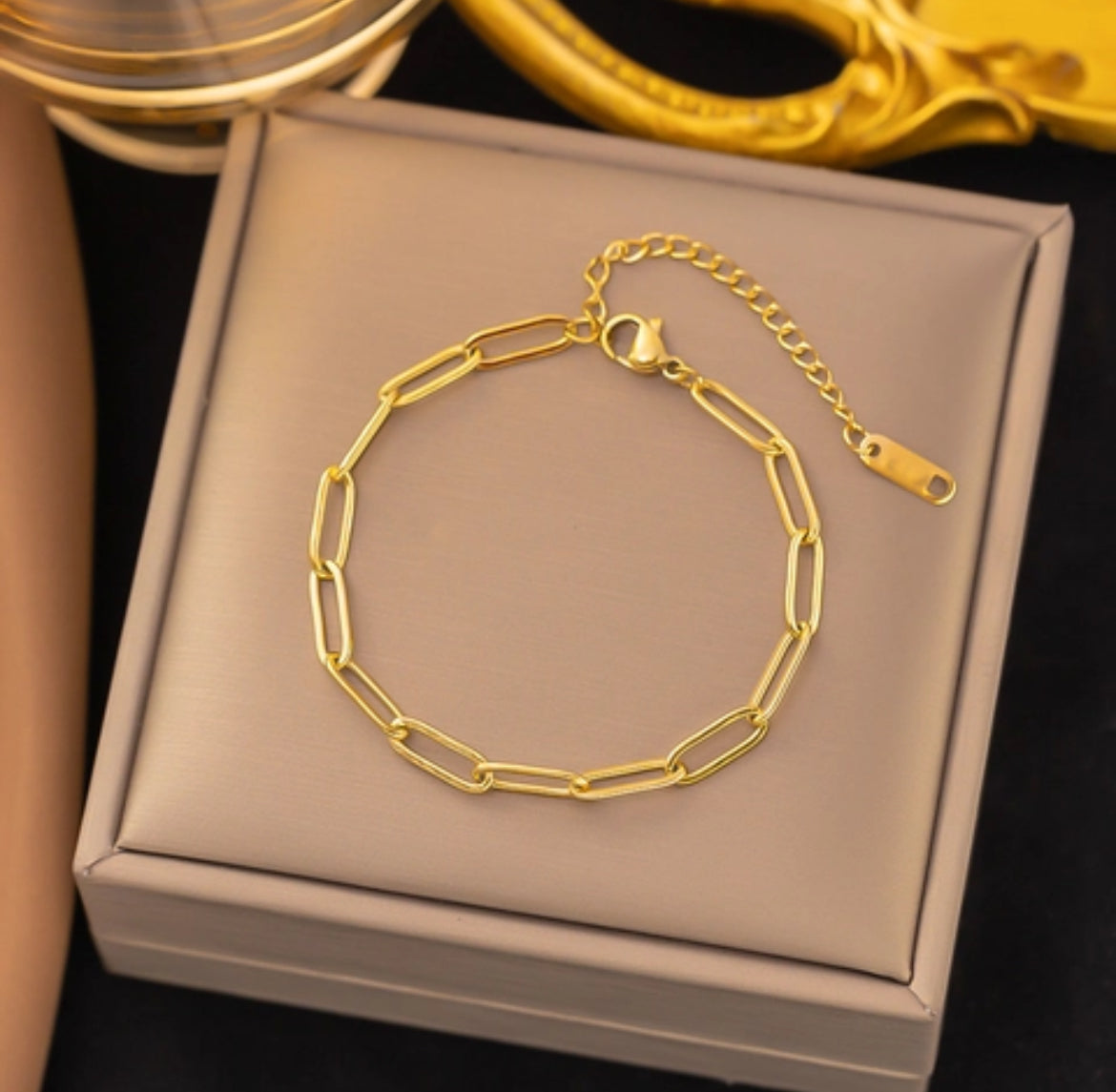 Paperclip Chain Bracelet